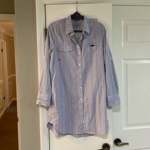 Vineyard Vines Beach Buttom down Cover up Size 10 NWT